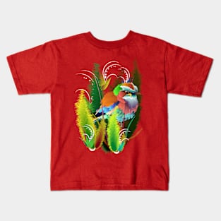 colored bird Kids T-Shirt